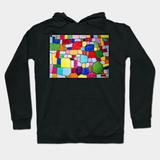 Megaliths - colorful puzzle Hoodie